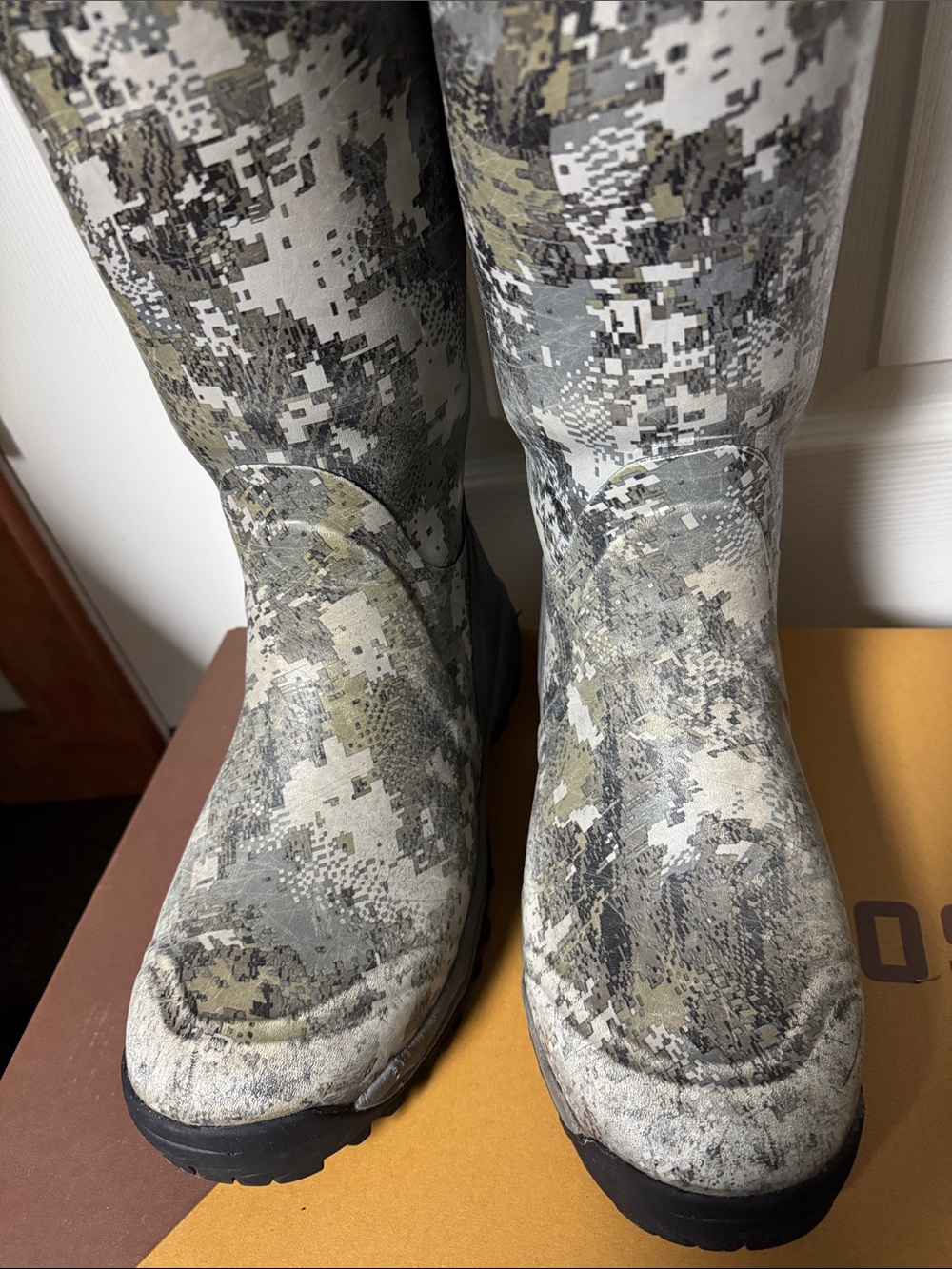 LaCrosse 18” Alpaburly Pro Sitka EVII Uninsulated Rubber Boots Size 10 - Picture 6 of 12